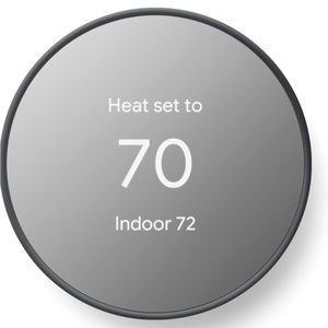Google Nest Thermostat - Smart Thermostat for Home-Charcoal- Brand New!